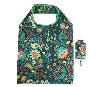 WAJJWI Bolsa de compras plegable con impresión 5 uds., bolsa, bolsos prácticos gran capacidad for comestibles viaje Para Compras(Color 7)
