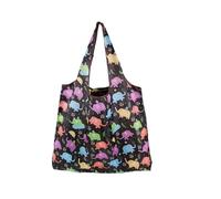 WAJJWI Bolsa de compras plegable grande, bolso hombro portátil reutilizable, bolsa viaje for comestibles, bolsillo moda, bolsas almacenamiento pesadas, 5 uds Para Compras(Color4)