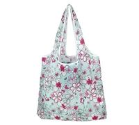WAJJWI Bolso de compras plegable for mujer, bolsa grande reutilizable, bolso hombro portátil, 5 uds Para Compras(Color3)