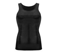 WAJJWI Camiseta Moldeadora de Cuerpo Adelgazante for Hombre, Ropa Interior compresión, Faja Abdominal quemagrasas for, corsé for para La Práctica Deportiva(White,XL)