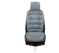 WAJJWI Cojín cálido for Asiento de Coche, Delantero Individual, Trasero, cojín Felpa for el, for Silla con Respaldo, Invierno para Asientos de Furgonetas(Grey Separate Seat)