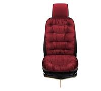 WAJJWI Cojín cálido for Asiento de Coche, Delantero Individual, Trasero, cojín Felpa for el, for Silla con Respaldo, Invierno para Asientos de Furgonetas(Red Separate Seat)