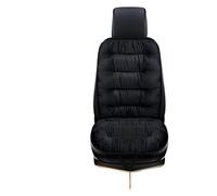WAJJWI Cojín cálido for Asiento de Coche, Delantero Individual, Trasero, cojín Felpa for el, for Silla con Respaldo, Invierno para Asientos de Furgonetas(Black Separate Seat)