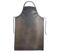 WAJJWI Delantal Impermeable de PVC Negro de 2 Piezas for Cocina, repostería, Cocina, tareas domésticas, restaurantes, Granjas, repostería, Herramientas de Limpieza. para Hombres(100 * 65cm)