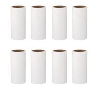 WAJJWI Rollo Adhesivo portátil for Pelo de Mascotas, removedor Polvo, pegajoso, Pelusa, Rodillo, Ropa, 8 Uds para Ropa, Muebles, Alfombras(10CM)