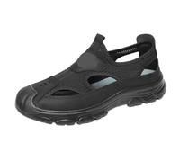 WAJJWI Sandalias de Hombre Zapatos Buceo Montañismo al Aire Libre Playa Para Verano(Black,39)