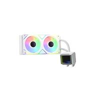 Wak XPG Levante II 240 - Ventilador (2 ventiladores ARGB de 120 mm), color blanco