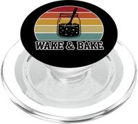 Wake and Bake - Divertido diseño de panadería Retro para Hornear Masa Madre PopSockets PopGrip para MagSafe