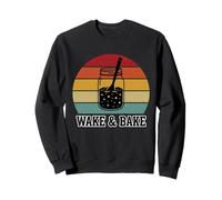 Wake and Bake - Divertido diseño de panadería Retro para Hornear Masa Madre Sudadera
