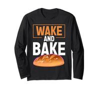 Wake and Bake Funny Sourdough Baking Bread Gift Manga Larga