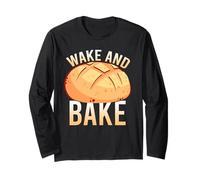 Wake and Bake Funny Sourdough Baking Bread Gift Manga Larga