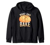 Wake and Bake Funny Sourdough Baking Bread Gift Sudadera con Capucha