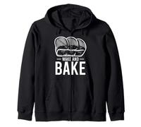 Wake and Bake Funny Sourdough Baking Bread Gift Sudadera con Capucha