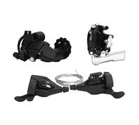 WAKE Bike 3x8 24 velocidades grupo bicicleta izquierda derecha freno palanca palanca kit con desviador delantero trasero