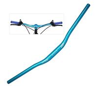 Wake Manillar MTB Aluminio 720mm Guiador Bicicleta Btt Doble Altura Manillares para Bicicleta 31.8mm 22mm Azul