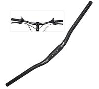 Wake Manillar MTB Aluminio 780mm Guiador Bicicleta Btt Doble Altura Manillares para Bicicleta 31.8mm 22mm Negro