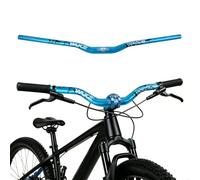 WAKE Manillares para Bicicleta 31,8mm*720mm Extra Largos Manillar Ancho Mangos de Aleación de Aluminio 30mm Riser Bar para MTB Ciclismo en Carretera (Azul)