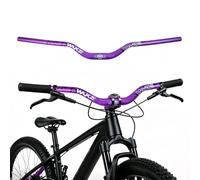 WAKE Manillares para Bicicleta 31,8mm*720mm Extra Largos Manillar Ancho Mangos de Aleación de Aluminio 55mm Riser Bar para MTB Ciclismo en Carretera (Morado)