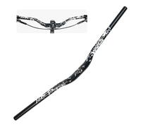 WAKE Manillares para Bicicleta 31,8mm*780mm Extra Largos Manillar Ancho Mangos de Aleación de Aluminio 30mm Riser Bar para MTB Ciclismo en Carretera (Negro)