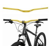 WAKE Manillares para bicicletas, Mountain Bike Manillar Ancho MTB Barras Elevadoras Mangos de Bicicleta de aleación de Aluminio extralargos Extra Largos para bajadas Off-Road 31.8 * 780MM Oro