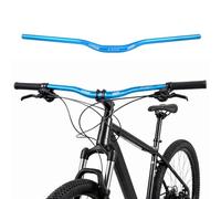 WAKE Manillares para bicicletas, Mountain Bike Manillar Ancho MTB Barras Elevadoras Mangos de Bicicleta de aleación de Aluminio extralargos Extra Largos para bajadas Off-Road 31.8 * 720MM Azul