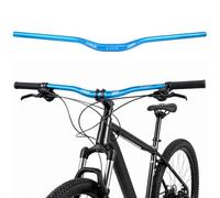 WAKE Manillares para Bicicletas, Mountain Bike Manillar Ancho MTB Barras Elevadoras Mangos de Bicicleta de aleación de Aluminio extralargos Extra Largos para bajadas Off-Road 31.8 * 780MM Azul