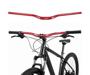 WAKE Manillares para bicicletas, Mountain Bike Manillar Ancho MTB Barras Elevadoras Mangos de Bicicleta de aleación de Aluminio extralargos Extra Largos para bajadas Off-Road 31.8 * 780MM Rojo