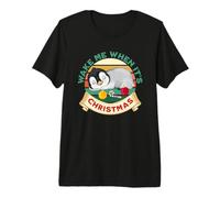 Wake Me When It's Christmas Lindo Sleeping Penguin Funny Camiseta Premium