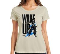 Wake Up Anime Girl Techwear Otaku Japan Y2K - Camiseta para mujer, naturaleza, 3XL