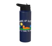 Wake Up Sluts It's Time to Sin, Funny Animal Meme Stainless Steel Insulated Water Bottle