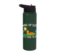 Wake Up Sluts It's Time to Sin, Funny Animal Meme Stainless Steel Insulated Water Bottle