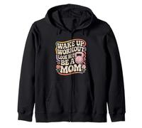 Wake Up Workout Look Hot Be A Mom Rutina de Bienestar Sudadera con Capucha