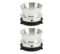 Wakects Abridor de 10 Pulgadas para, 1 par de Adaptadores de Buje Nab Dispositivo de Carga Universal de Aluminio Pulido para Studer ReVox con Capacidad de Bloqueo Concentricidad