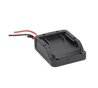 Wakects Adaptador de Batería de Litio, Base de Cargador de Batería ABS de 18 V con Cable de Salida de 14 Cm para 625367000 625368000, Adaptador de Corriente de para Bicicleta Eléctrica, Monopatín,