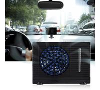 Wakects Aire Acondicionado de Coche DC 12V, Mini Refrigerador Evaporativo Portátil, Ventilador de Refrigeración, 20x11x15cm