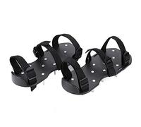 Wakects Aireadores para césped, zapatos con clavos para césped, zapatos para airear el césped o patios (3 correas)