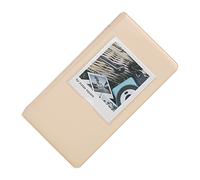Wakects Álbum de Fotos de 3 Pulgadas, álbum de Fotos Duradero PVC y PU 16 Páginas de Gran Capacidad para de Cámara SQ20 SQ10 SQ6 SP3 para Mostrar para Almacenar (Beige)