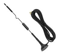 Wakects Antena de Ventosa Antena de Base Magnética de Acero Cobre Rojo 600 a 6000MHz 15dBi SMA Cable de para Enrutador 5G 4G DTU Monitoreo Inalámbrico de Hogar Inteligente