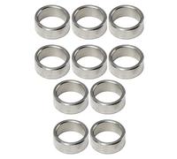 Wakects Arandela Espaciadora de Acero Inoxidable, 10 Piezas de 12 Mm ID 15 Mm OD Metal Arandela Plana para Rodamiento del Eje (3515-0015-0060)