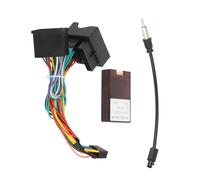 Wakects Arnés de Cableado de Audio Adaptador de Cable Estéreo de Goma ABS con Caja Canbus Plug and Play Interfaz Original Compatible con Actualización de Radio de Automóvil para F30 F10 X5 E46 E39 E53