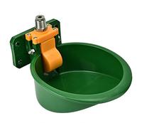 Wakects Bebedero Automático para Mascotas, Plástico, 23 x 16 x 6,5 cm, Verde, para Perros, Gatos, Cerdo, Caballos y Vacas
