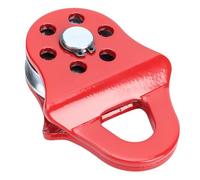 Wakects Bloque de Polea de Recuperación de Acero con Cabrestante de 3 Toneladas, Capacidad de 6613,87 Libras, Se Adapta a Cuerda de 8 Mm para Camión, Tractor, ATV, UTV, Recuperación de Remolque