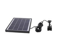 Wakects Bomba de Fuente Solar Bomba de Agua Solar ABS 12 V 5 W Antiobstrucción Fácil de Limpiar 400 L H Fuente Flotante con Cabezal de 190 Cm para Piscinas, Estanques, Bebederos para Pájaros y