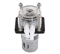 Wakects Bomba Peristáltica Bomba Dosificadora Tubo G928 500 ML/min 12V 24V 3 Rodillos Pequeña Pulsación Instalación Plana con Rodamientos de Bolas Tornillos de Acero Inoxidable (12V)