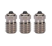 Wakects Boquilla de Acero Endurecido para Impresora 3D, Resistente a Altas Temperaturas para, Revestimiento Uniforme de Ni, Temperatura Máxima de 500 ℃, Adecuada para Varios Filamentos (0,6 mm)