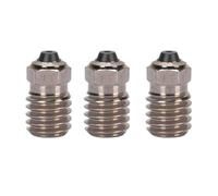 Wakects Boquilla de Acero Endurecido para Impresora 3D, Resistente a Altas Temperaturas para, Revestimiento Uniforme de Ni, Temperatura Máxima de 500 ℃, Adecuada para Varios Filamentos (0,8 mm)