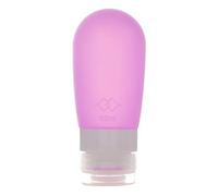 Wakects Botella de Viaje de Silicona, Contenedor de Almacenamiento de Cosméticos Portátil con Diseño de Boca Ancha, Sellado Antigoteo para champú, Gel de Ducha, Desinfectante de Manos (PURPLE)