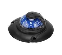 Wakects Brújula Magnética Brújula Marina Montaje Empotrado Alta Precisión Ajuste Declinación 12V LED ABS para Vehículos Marinos Navegación Senderismo Exterior