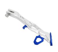 Wakects Caballete Lateral para Motocicleta, Soporte de Aleación de Aluminio, Diseño Antideslizante, Fácil Ajuste de, para Varios Modelos de Motocicleta (Blue)