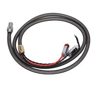 Wakects Cable a XLR de 5 Pines, Cable de Vinilo Plug and Play Chapado en Plata, Sonido con de Tierra para Señal de Tocadiscos de Vinilo (2M)